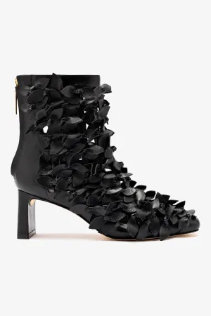 Larroud x Jonathan Cohen Alexis Bootie In Black Leather