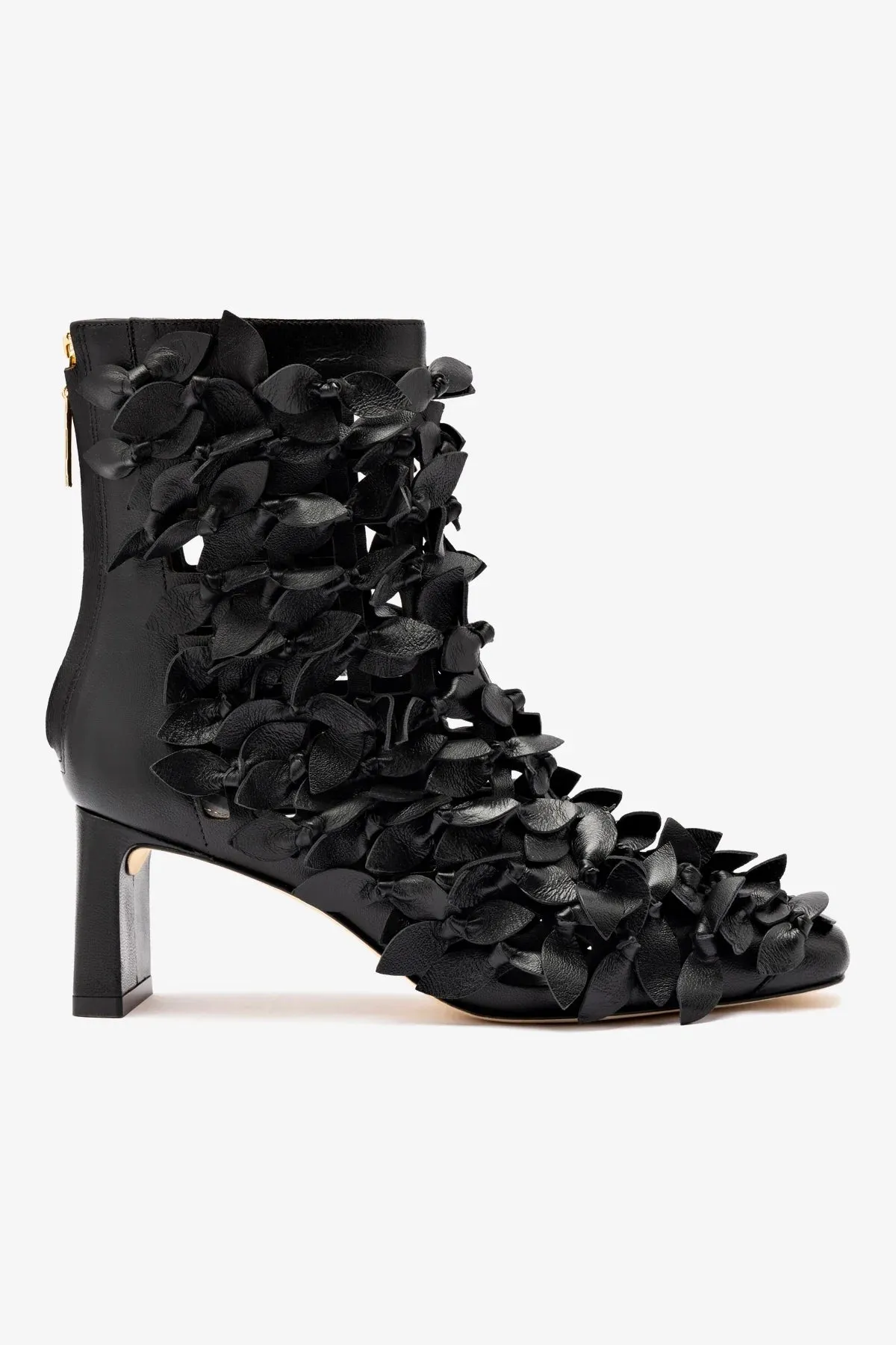 Larroud x Jonathan Cohen Alexis Bootie In Black Leather