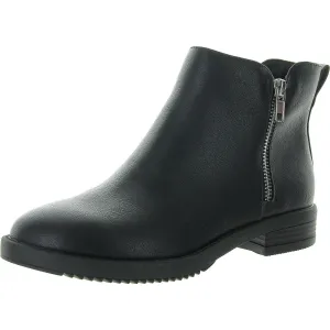Laylaa Womens Solid Manmade Ankle Boots