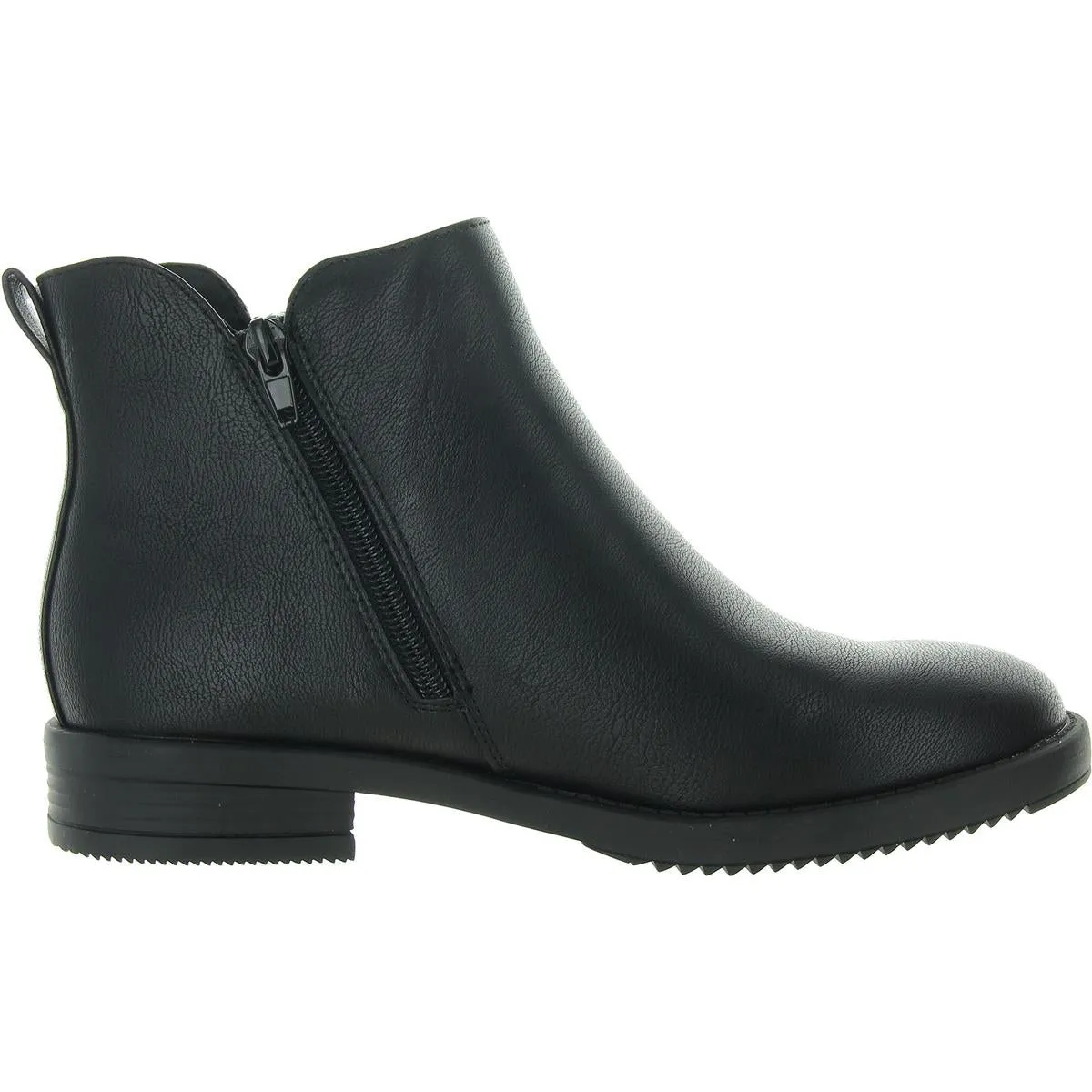 Laylaa Womens Solid Manmade Ankle Boots