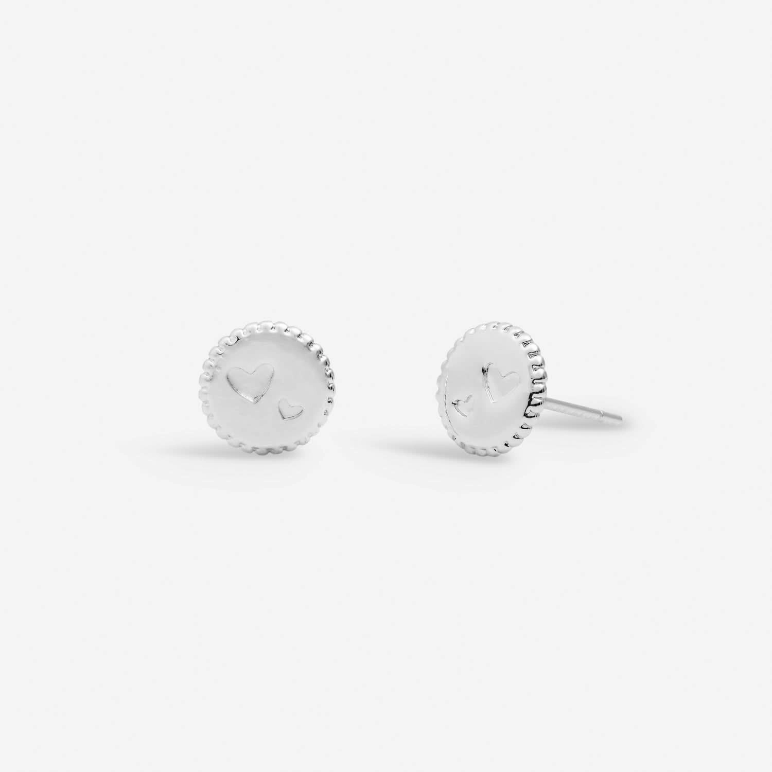 Lifes A Charm Mum Silver Plated Earrings 7863