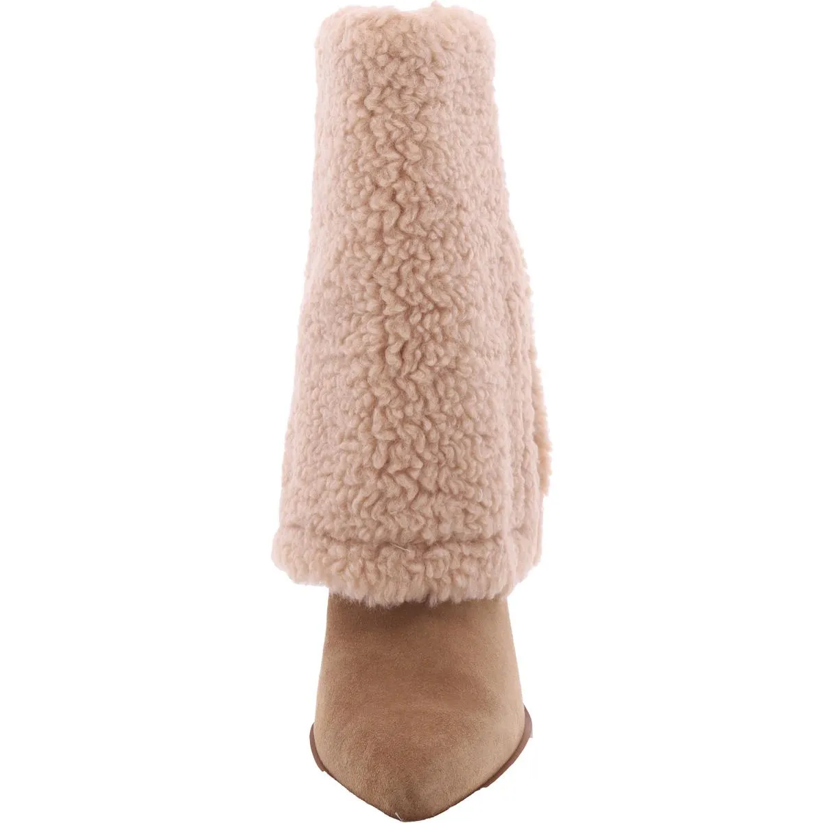 Livvy Womens Suede Pull On Mid-Calf Boots