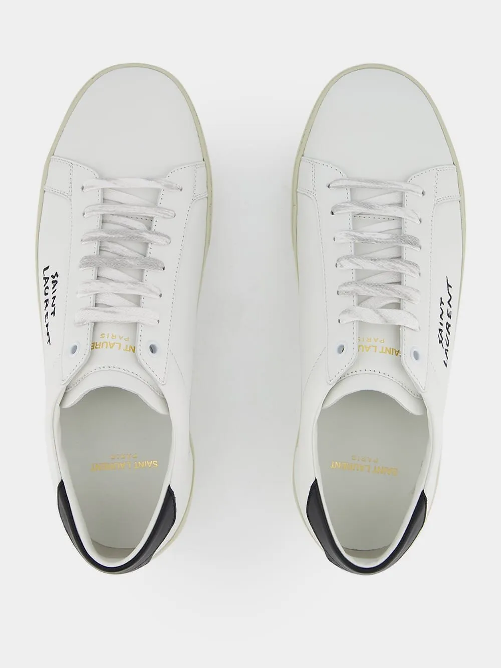 Logo-Embroidered Low-Top Sneakers