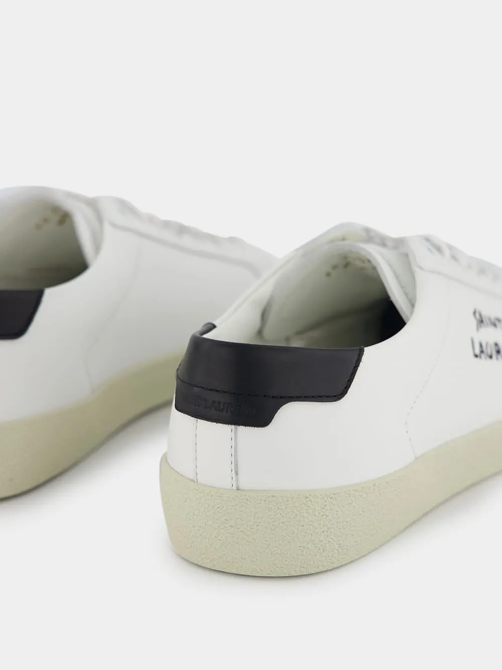 Logo-Embroidered Low-Top Sneakers