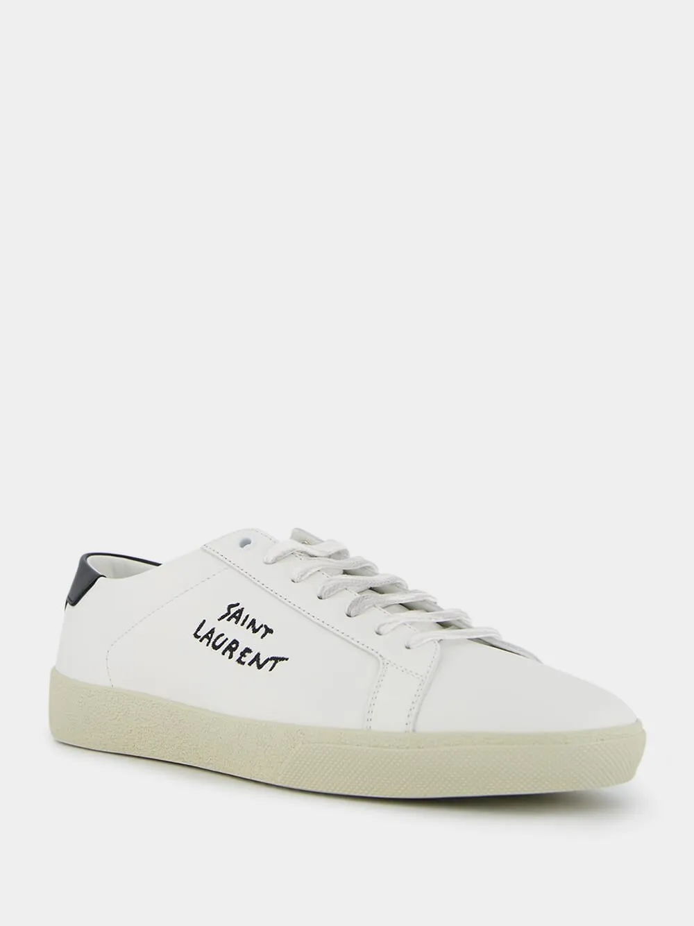 Logo-Embroidered Low-Top Sneakers
