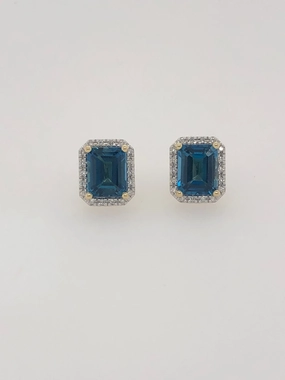 London Blue Topaz Earrings