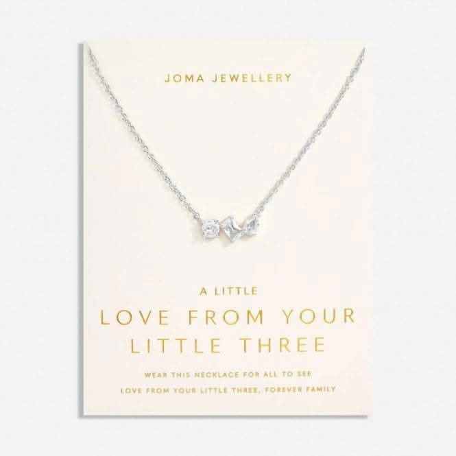 Love From Your Little Ones three Silver Plated 46cm   5cm  Necklace 7300