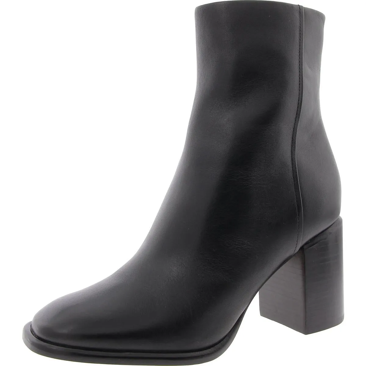 Luca Womens Solid Leather Ankle Boots