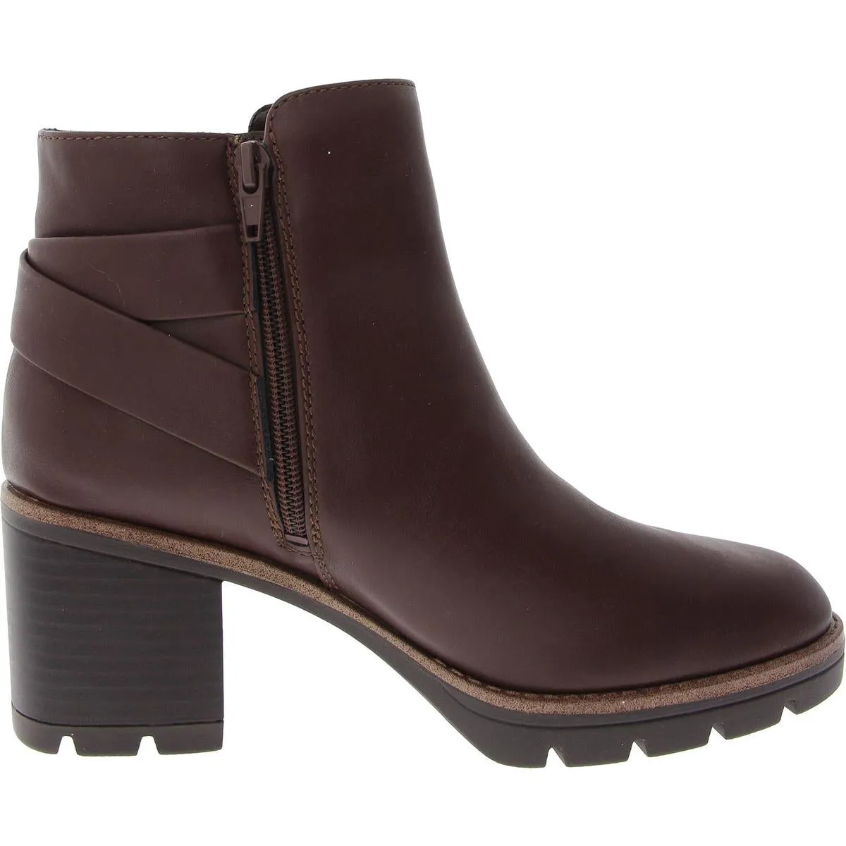 Madalynn-STR Womens Laser Cut Faux Leather Mid-Calf Boots