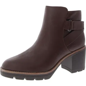 Madalynn-STR Womens Laser Cut Faux Leather Mid-Calf Boots