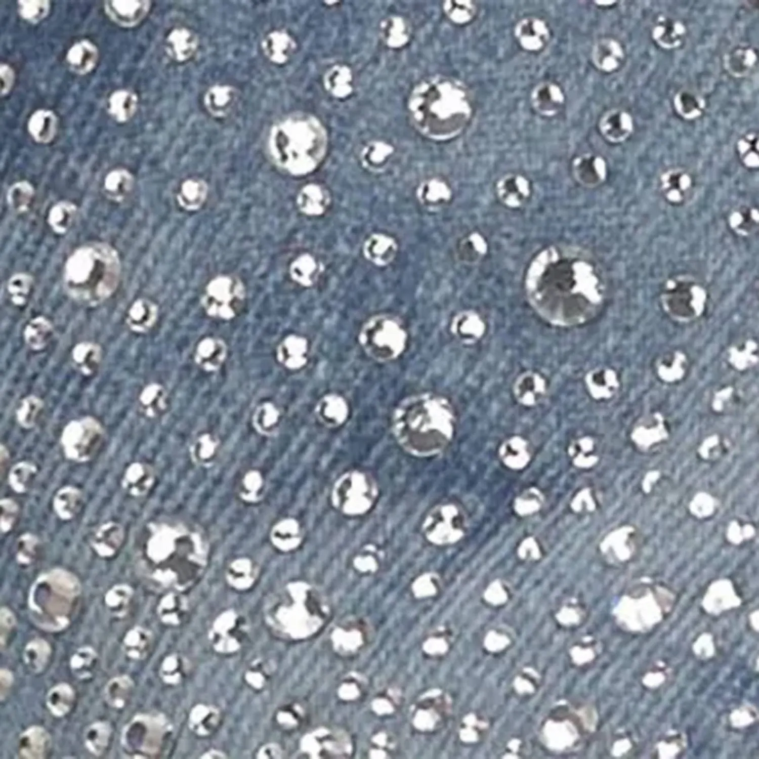 Maryeli Embellished Dress Boots In Denim