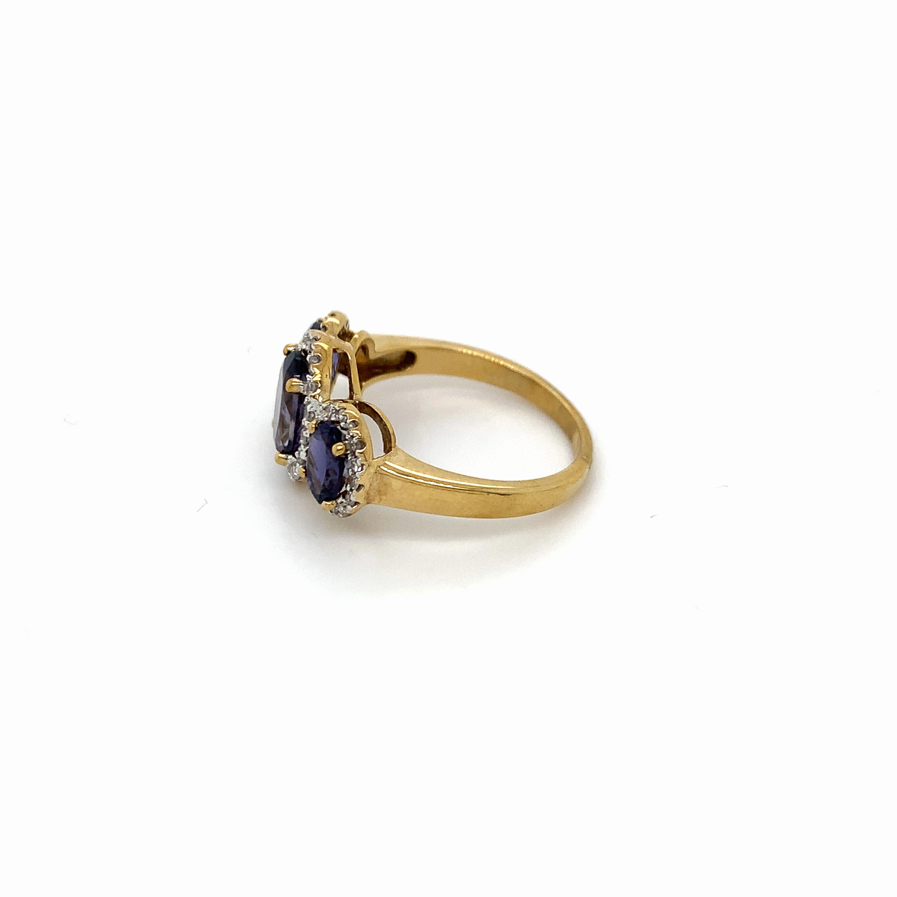 Melanie Trilogy Tanzanite Ring