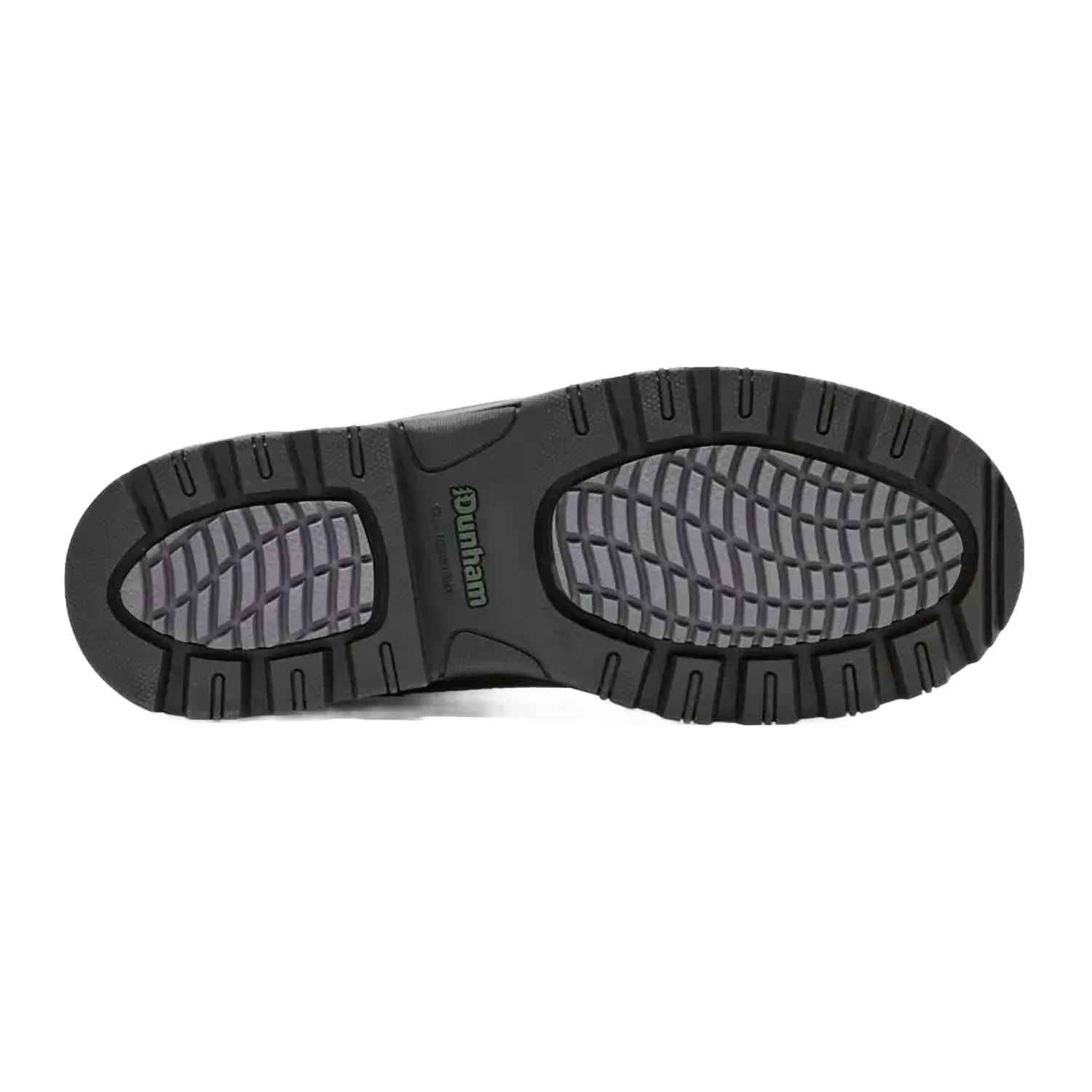 Men's 8000Works Waterproof Safety Plain Toe Boot - Xx-Wide In Black Textured Leather