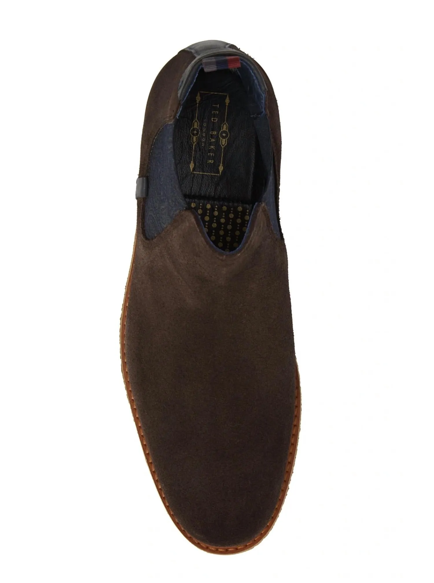 Men's Bronzo Chelsea Boots In Brown Suede
