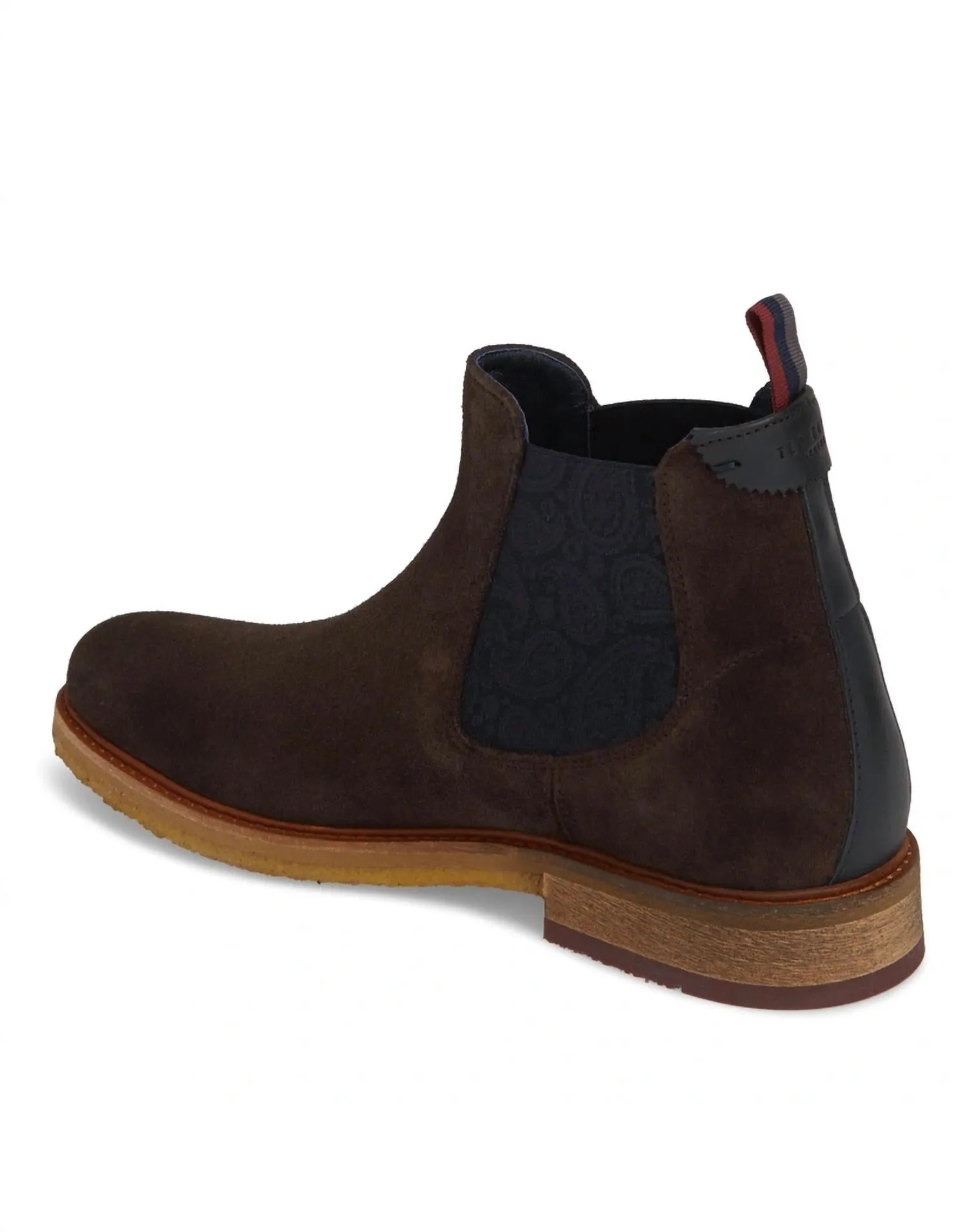 Men's Bronzo Chelsea Boots In Brown Suede