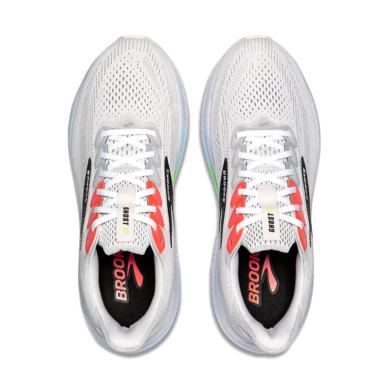 Men's Ghost 17 White/Pink Clay/Gecko