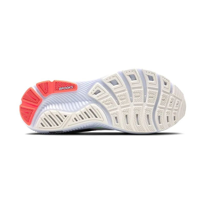 Men's Ghost 17 White/Pink Clay/Gecko