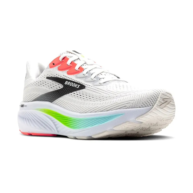 Men's Ghost 17 White/Pink Clay/Gecko