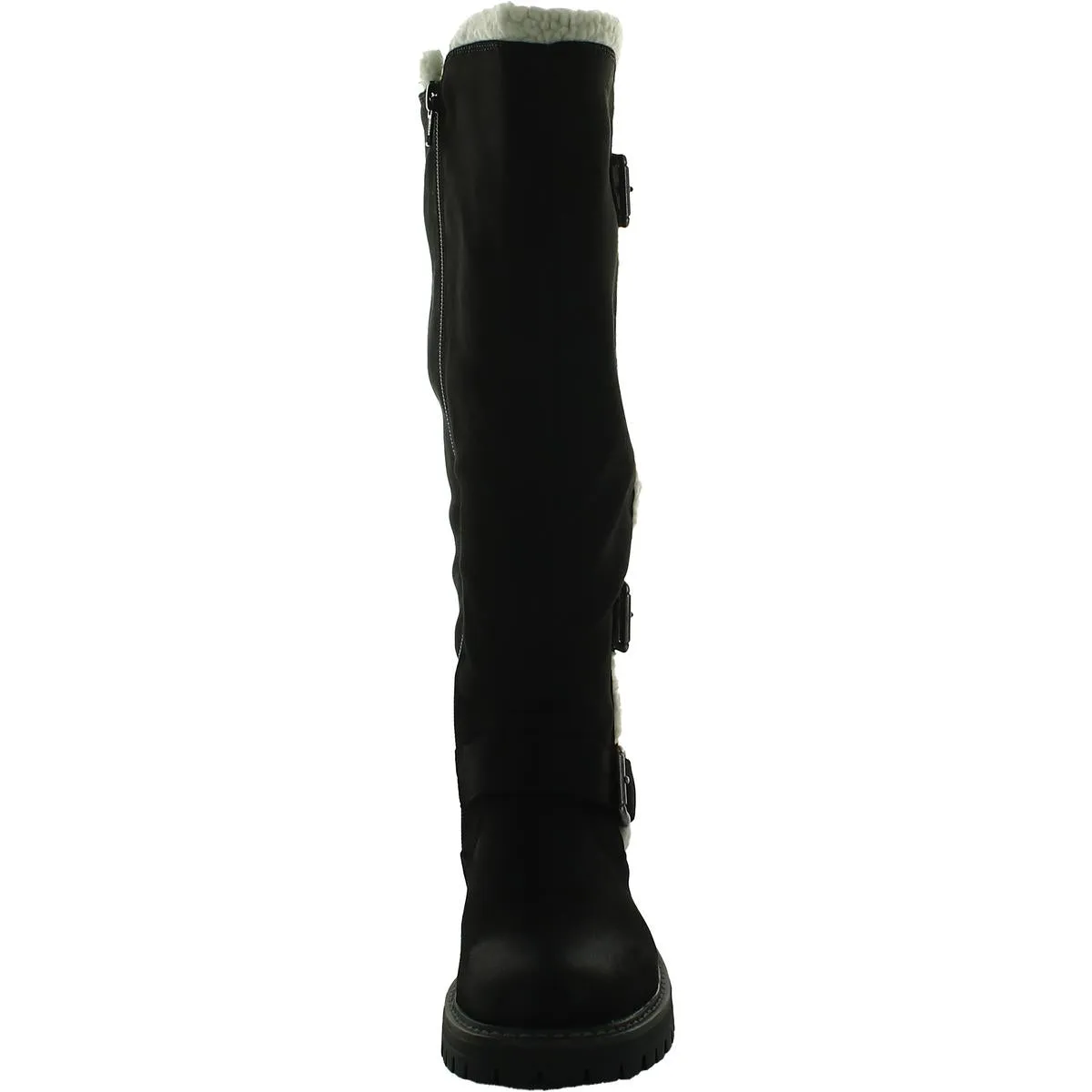 Merritt Womens Faux Leather Cold Weather Winter & Snow Boots