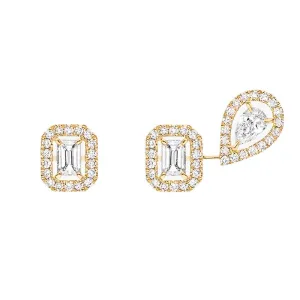 Messika My Twin 1   2 18ct Yellow Gold 0.45ct Diamond Stud Earrings