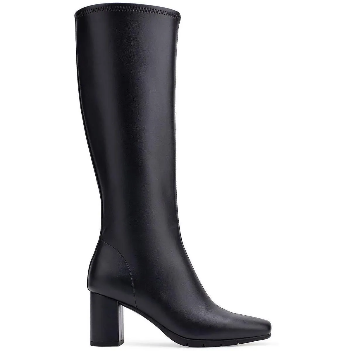 Micah Womens Zipper Man Made Knee-High Boots