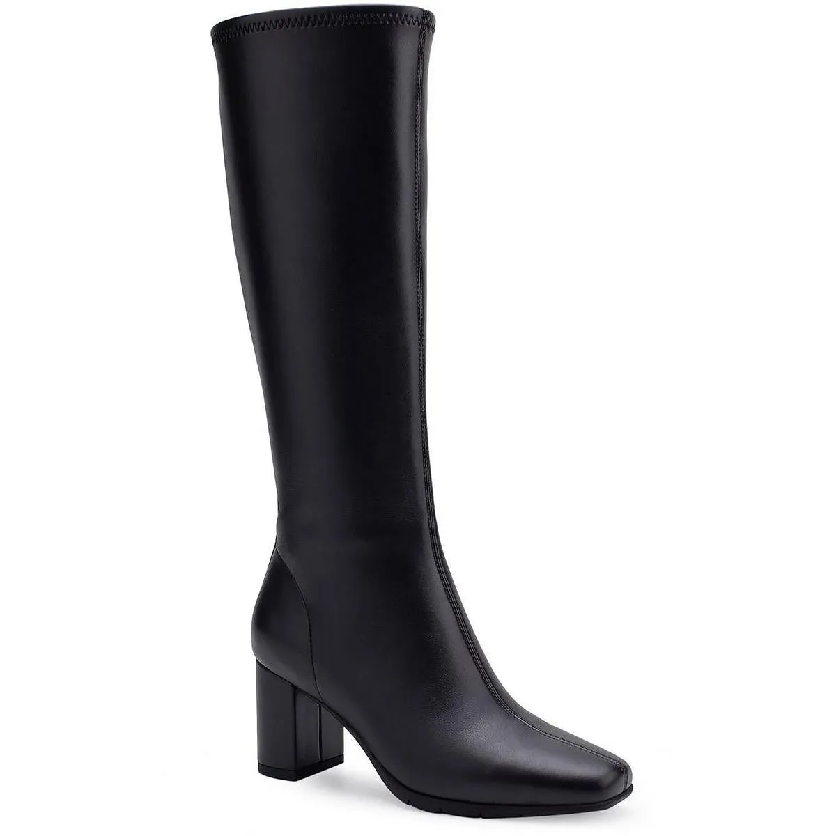 Micah Womens Zipper Man Made Knee-High Boots