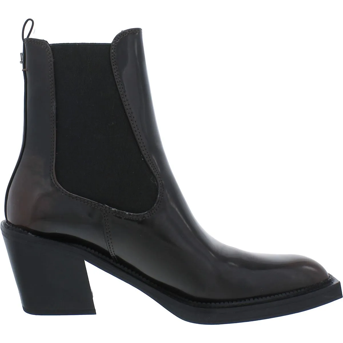 MIndy Womens Block Heel Mid-Calf Boots