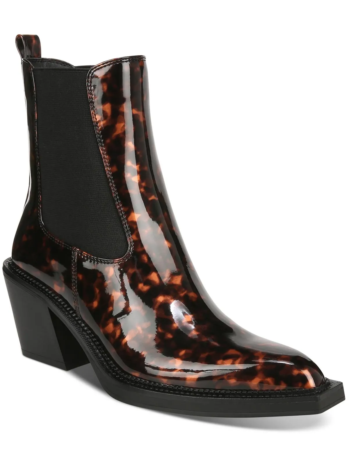 MIndy Womens Block Heel Mid-Calf Boots