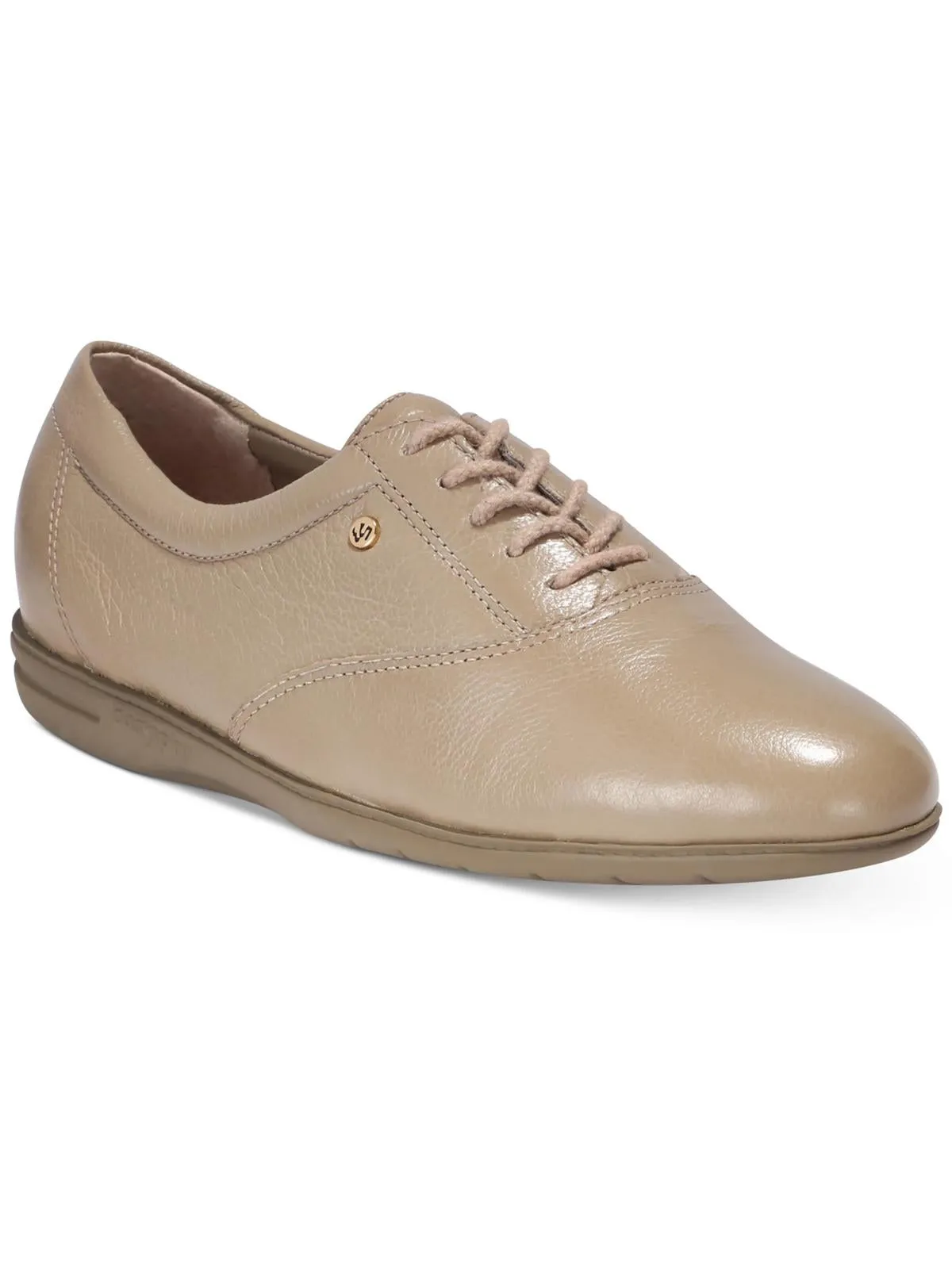 Motion Womens Leather Lace-Up Casual Shoes