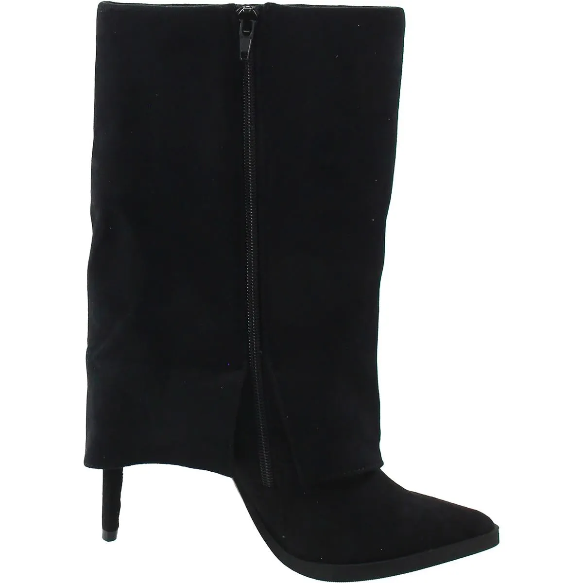 Nami Womens Rhinestone Man Made Mid-Calf Boots