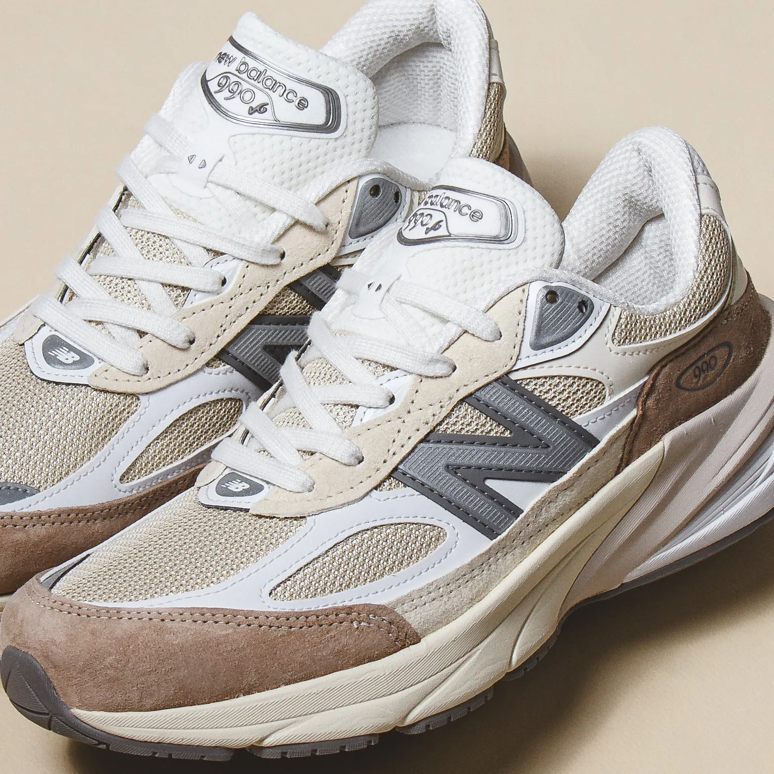New Balance Men 990v6 Mindful Grey Made In USA M990SS6
