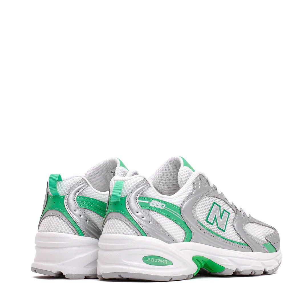 New Balance Unisex 530 Silver Metallic Green Apple U530APL