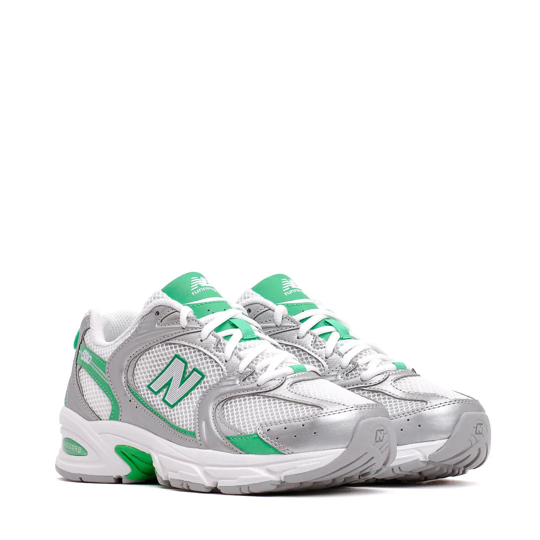 New Balance Unisex 530 Silver Metallic Green Apple U530APL