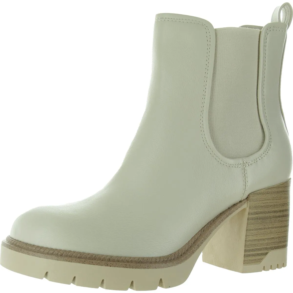 Nilo Womens Faux Leather Pull On Chelsea Boots