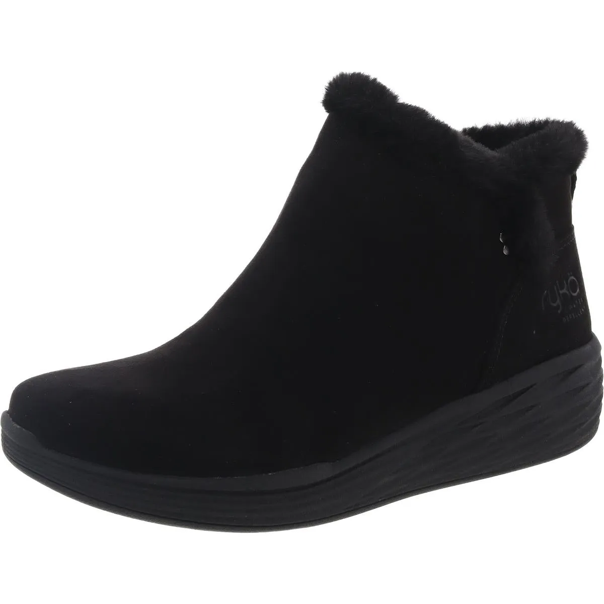 Nimbus Womens Faux Fur Lined Man Made Ankle Boots