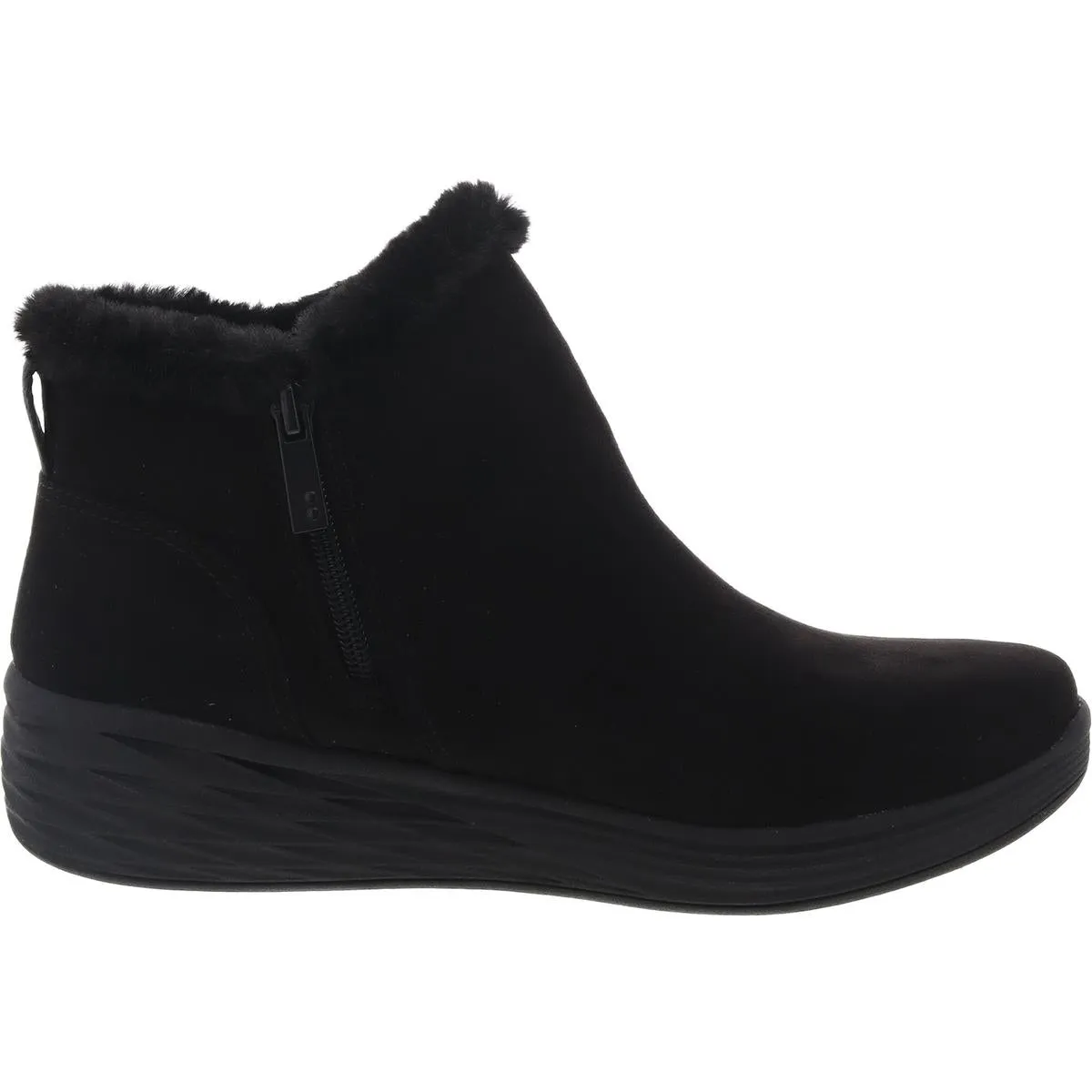 Nimbus Womens Faux Fur Lined Man Made Ankle Boots