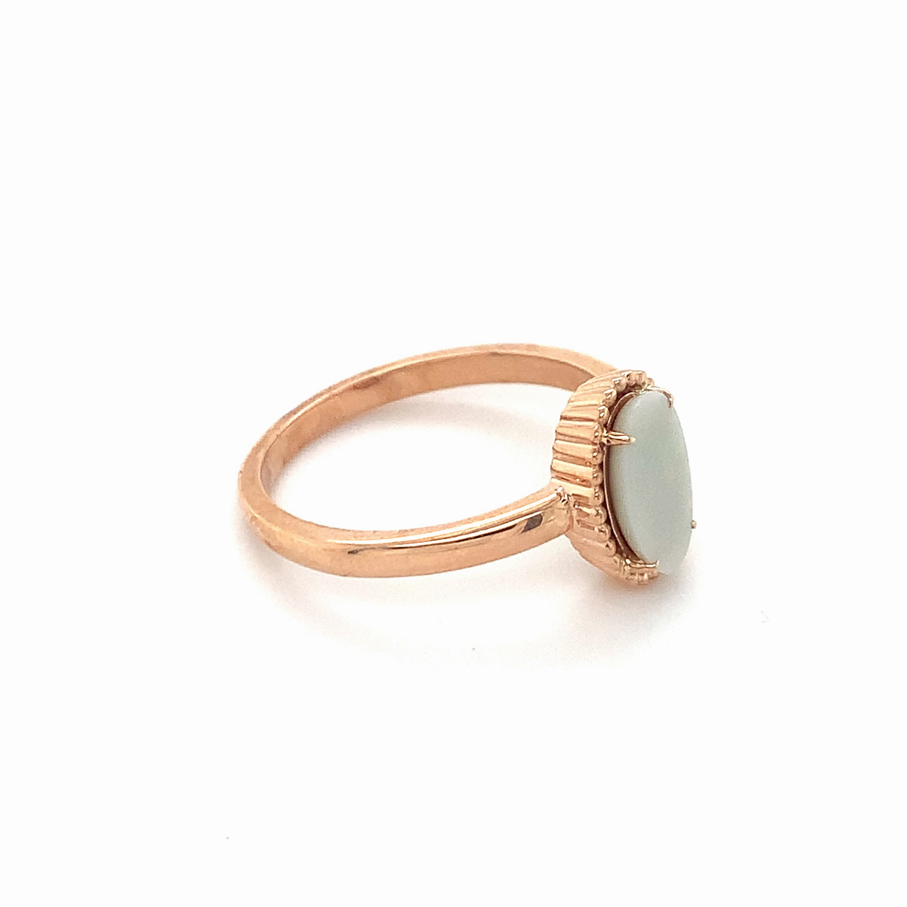 Nora Opal Rosegold Ring