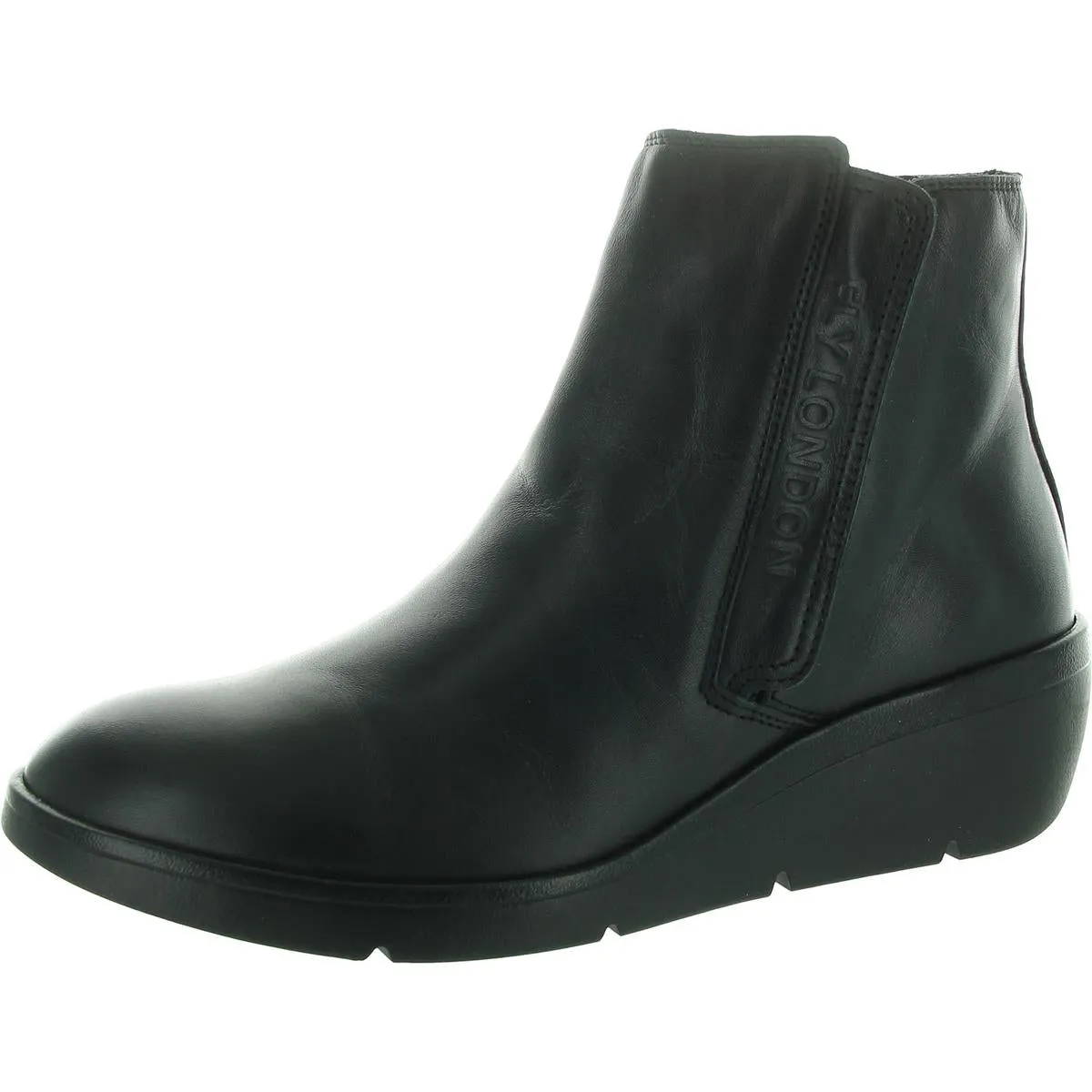 Nula 550 Womens Logo Leather Wedge Boots