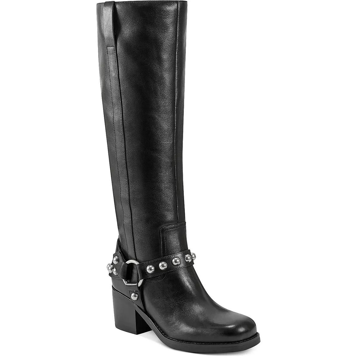 Ofida Womens Tall Studded Over-The-Knee Boots