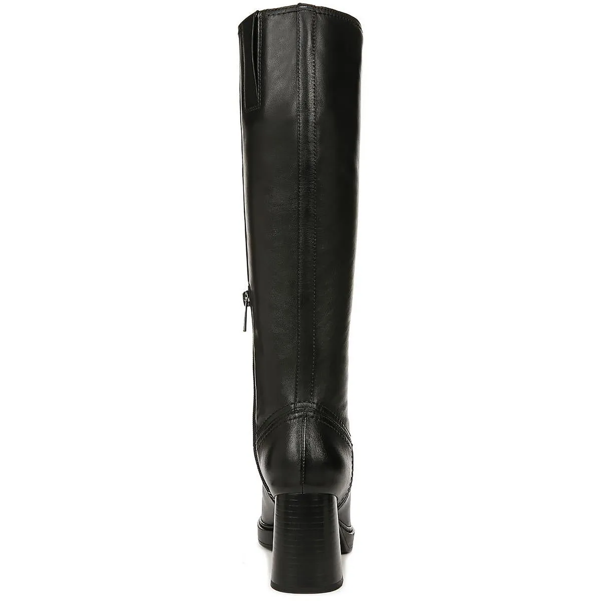 Ona Womens Leather Wide Calf Knee-High Boots