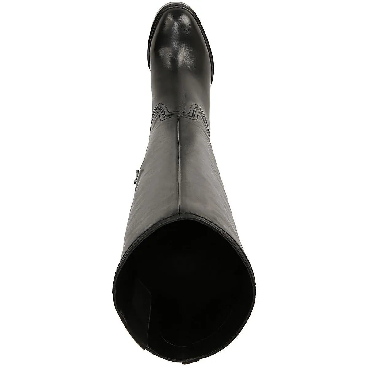 Ona Womens Leather Wide Calf Knee-High Boots