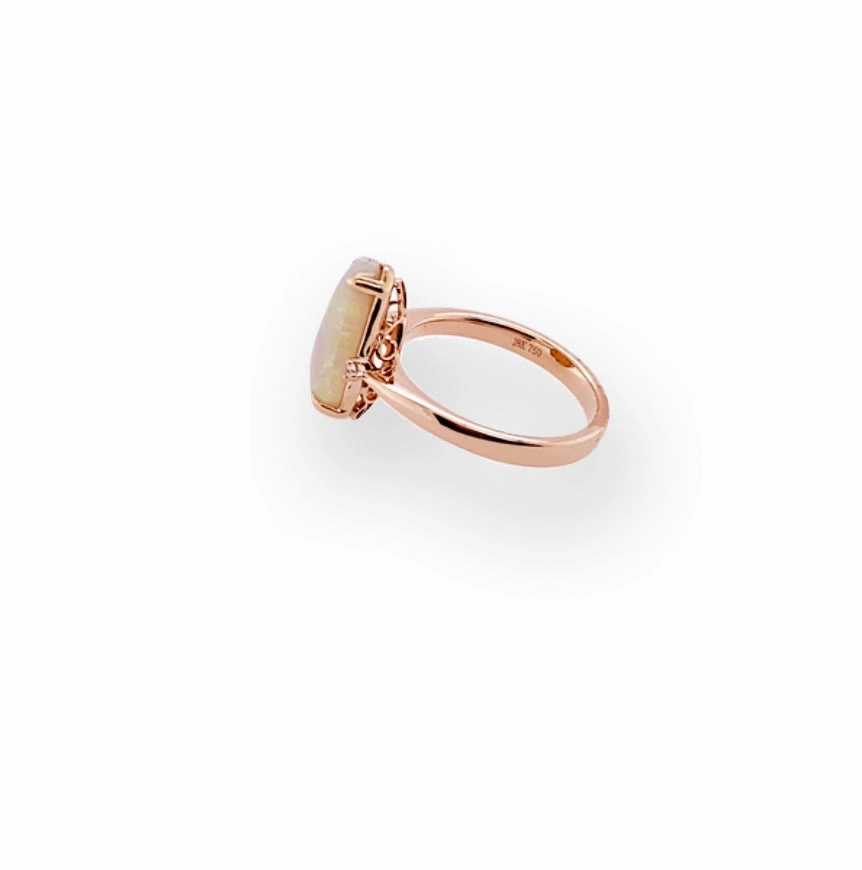 Opal 2.7ct Rosegold Ring