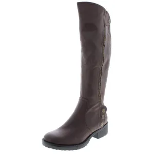 Oria Womens Padded Insole Knee-High Riding Boots