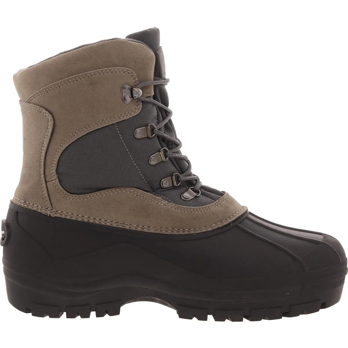 Peak Mens Two Tone Man Made Winter & Snow Boots