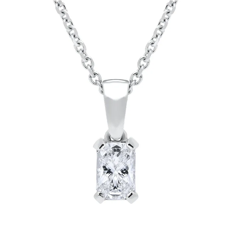 Phoenix Cut 18ct White Gold 0.30ct Diamond Necklace