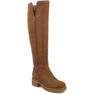 PIKE Womens Open Stitch Manmade Over-The-Knee Boots