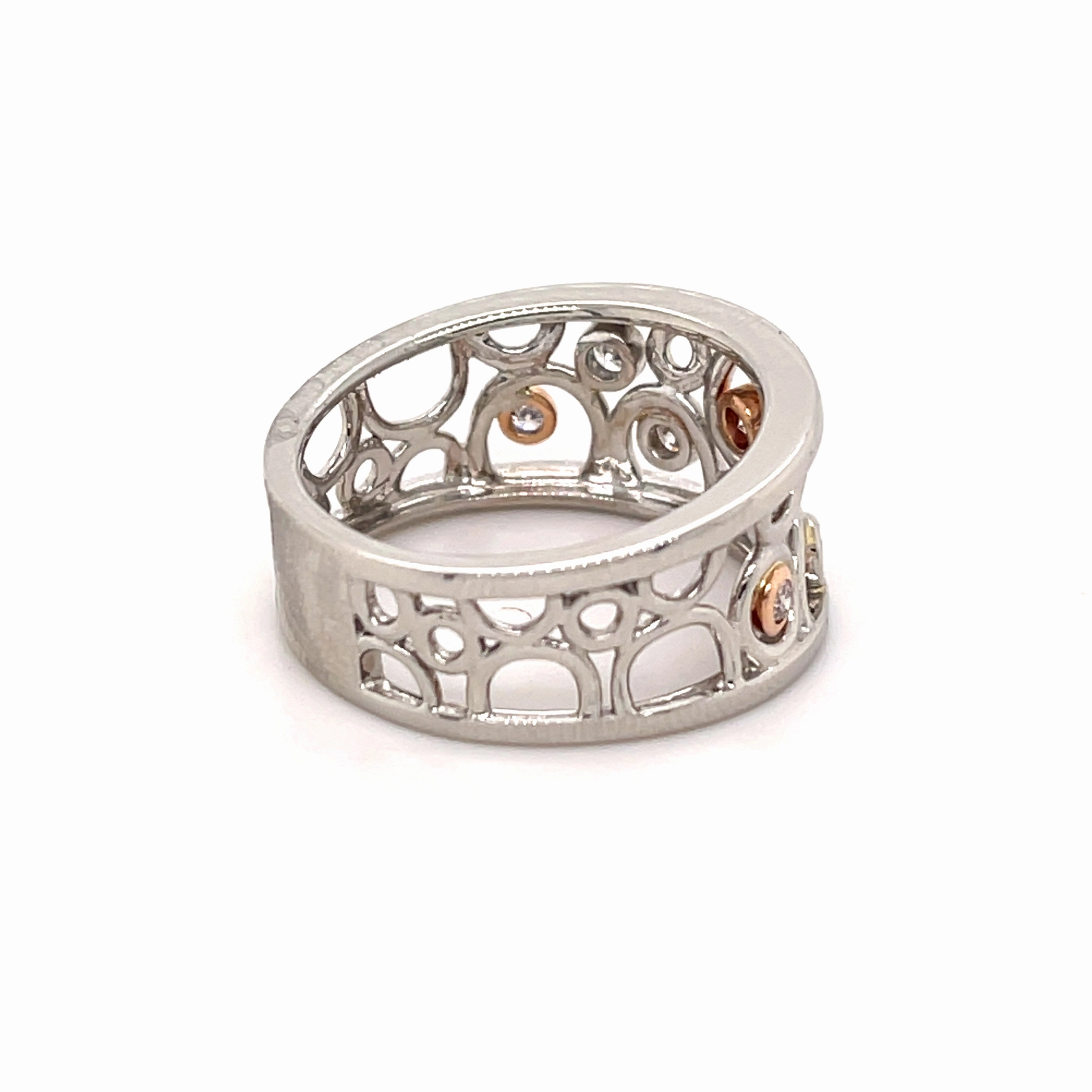 Pink Diamond Bubble Ring