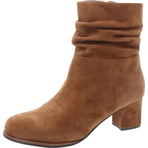 PIVAR-SUCOF Womens Leather Zipper Ankle Boots