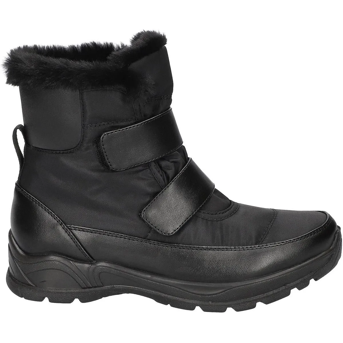 POLAR Womens Adjustable Faux Fur Rain Boots