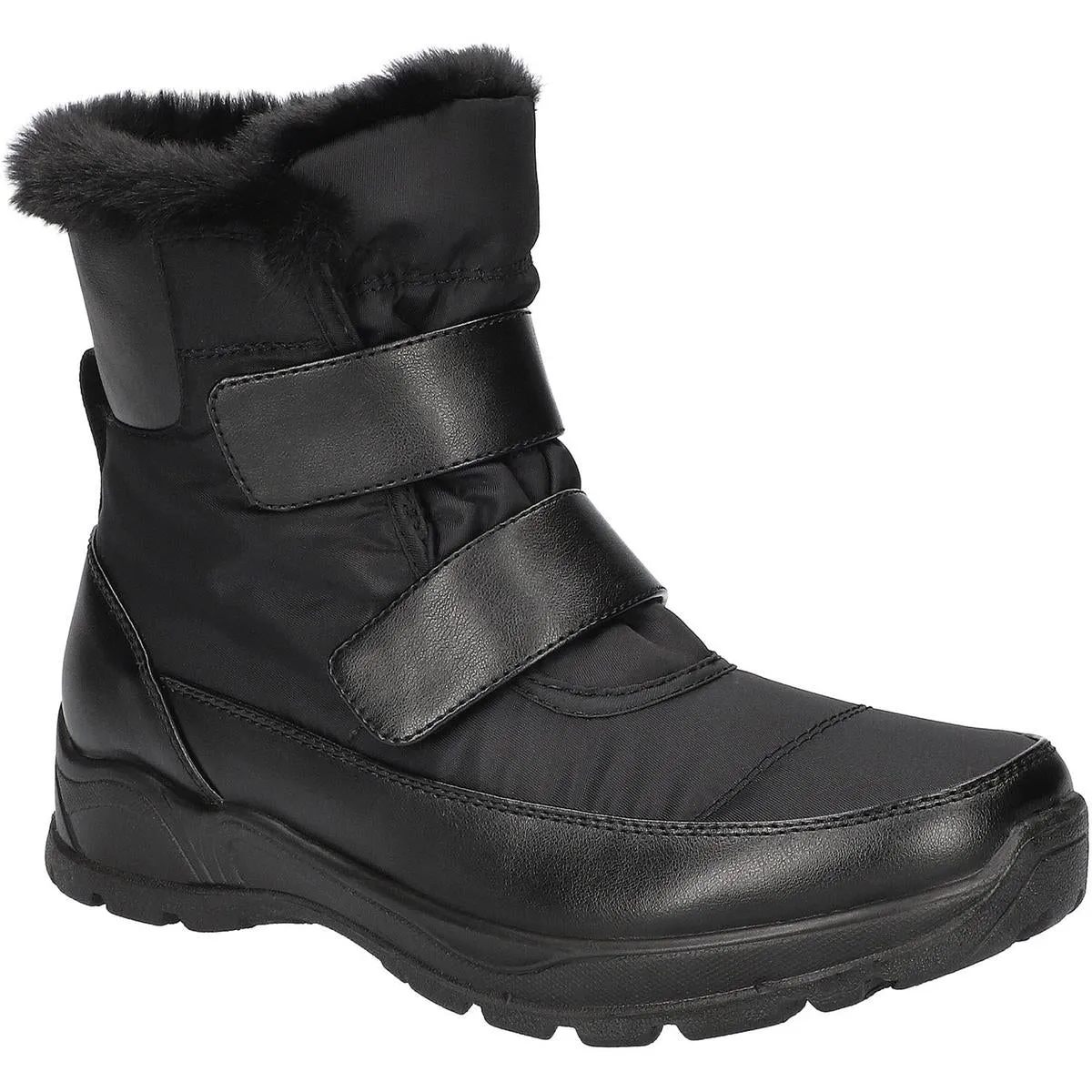 POLAR Womens Adjustable Faux Fur Rain Boots